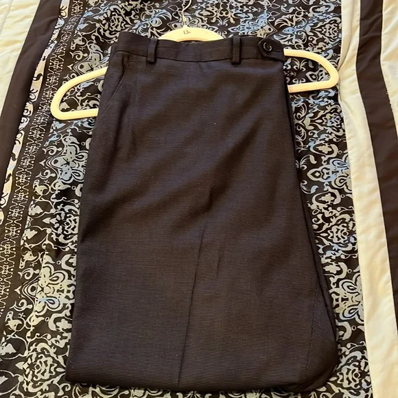 Michael Kors dress slacks, navy/blackk pattern, very nice, 42/30 - Picture 3 of 7